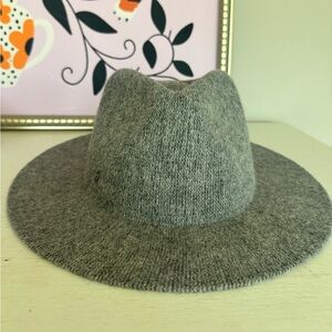 Anthropologie Gray Wool Hat